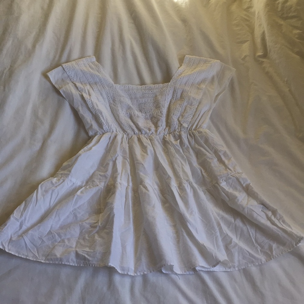 White Boho Dress